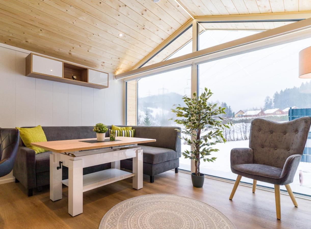 Chalet Stuhleckblick-Ferienhaus Direkt An Der Piste Und Mit Eigener Sauna Spital am Semmering Ngoại thất bức ảnh