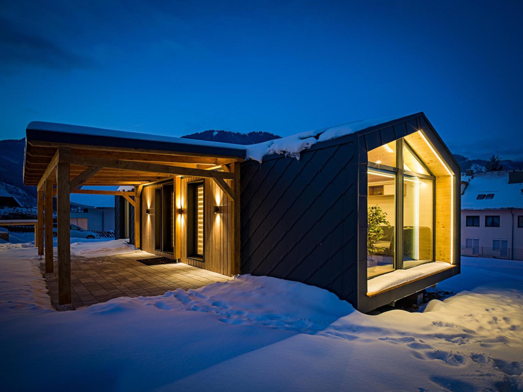 Chalet Stuhleckblick-Ferienhaus Direkt An Der Piste Und Mit Eigener Sauna Spital am Semmering Ngoại thất bức ảnh