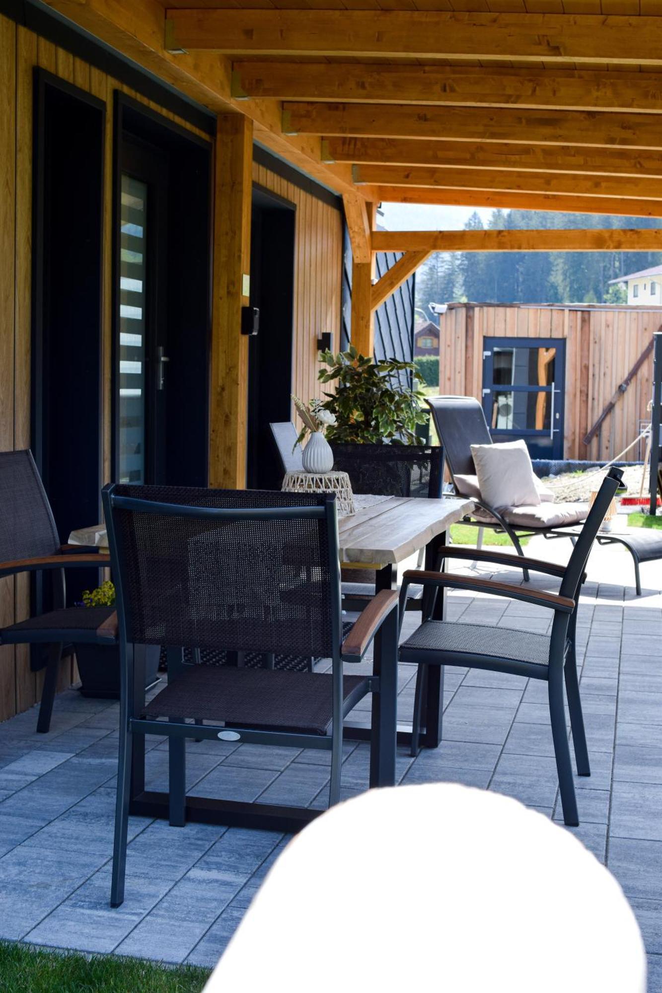 Chalet Stuhleckblick-Ferienhaus Direkt An Der Piste Und Mit Eigener Sauna Spital am Semmering Ngoại thất bức ảnh