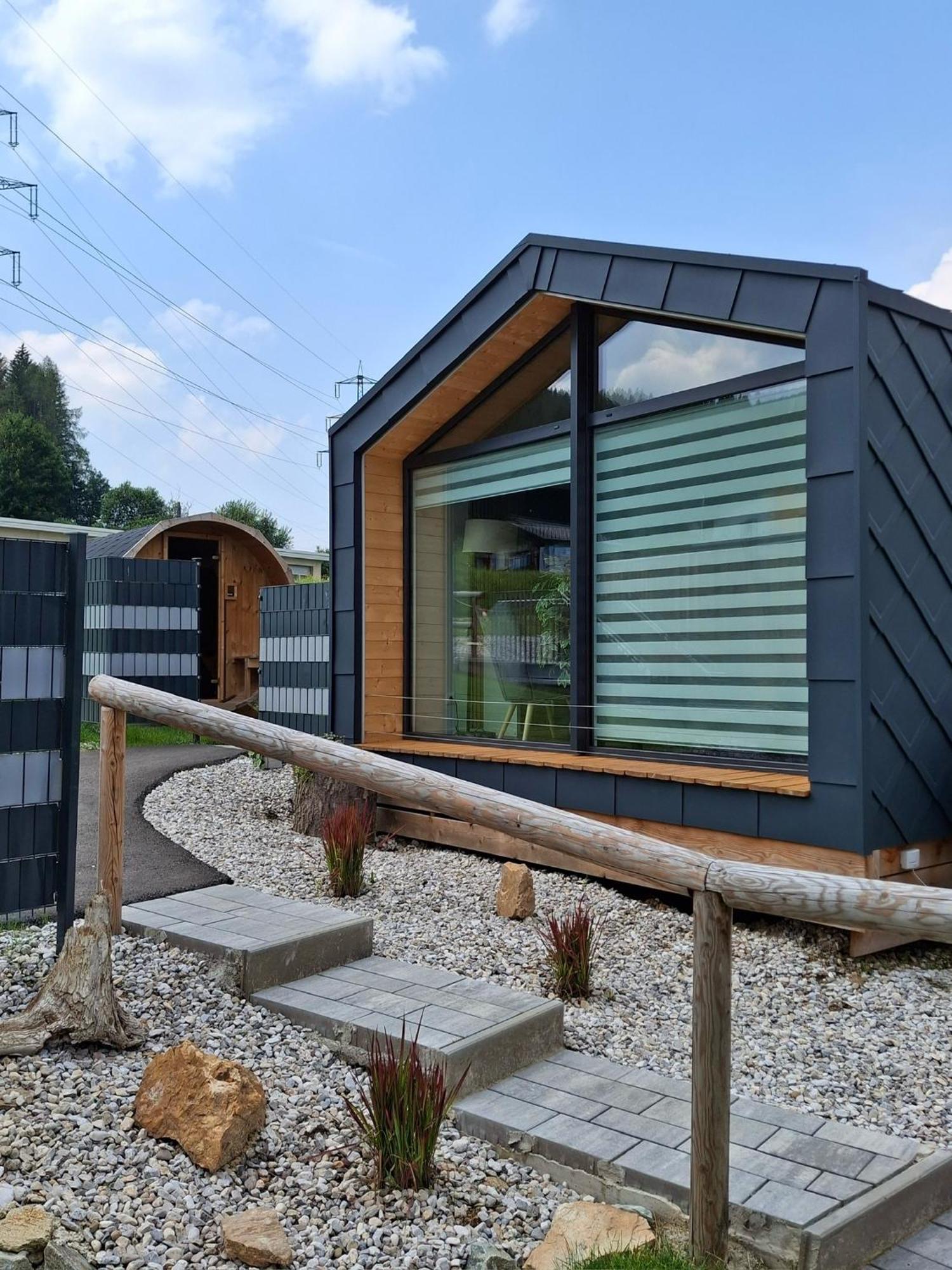Chalet Stuhleckblick-Ferienhaus Direkt An Der Piste Und Mit Eigener Sauna Spital am Semmering Ngoại thất bức ảnh